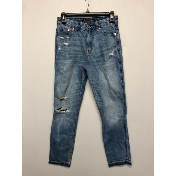 Abercrombie & Fitch Women Signature Collection Ankle Jeans Size 25 Denim B260 11 - Picture 1 of 16